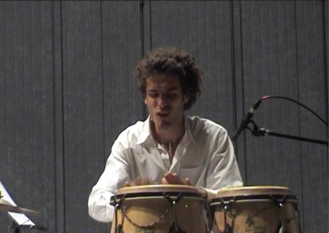 Percussionist Mattia DiFrancesco